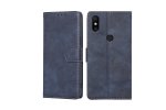 Чехол-книжка MyPads для Xiaomi Mi Mix 3 / Сяоми Ми Mix 3 телячья кожа (синий)