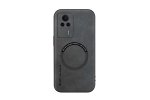 Кожаный чехол MyPads для Xiaomi Redmi K60E/Сяоми Редми K60E с магнитной крышкой Magsafe