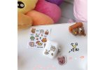 Чехол MyPads для наушников Baseus W04 Cartoon прозрачный с защитой от падения