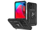 Чехол MyPads противоударный armors для Moto G Stylus 2021 / Moto G Stylus 2021 с защитой камеры (Черный)