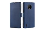 Чехол-книжка MyPads для Nokia C200 / Нокиа C200,магнитные крепления справа (синий)
